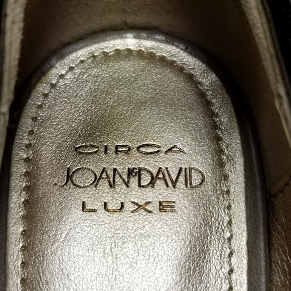 Size 9m CIRCA JOAN & DAVID LUXE BLACK AND TAN HEEL - Picture 4 of 6